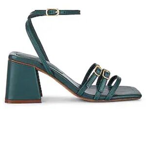 Free People | Niki Strappy Heel Sandals Shoes Oasis Teal | EU 38